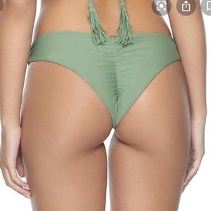 PILYQ Basic Ruched Teeny Bikini Bottoms